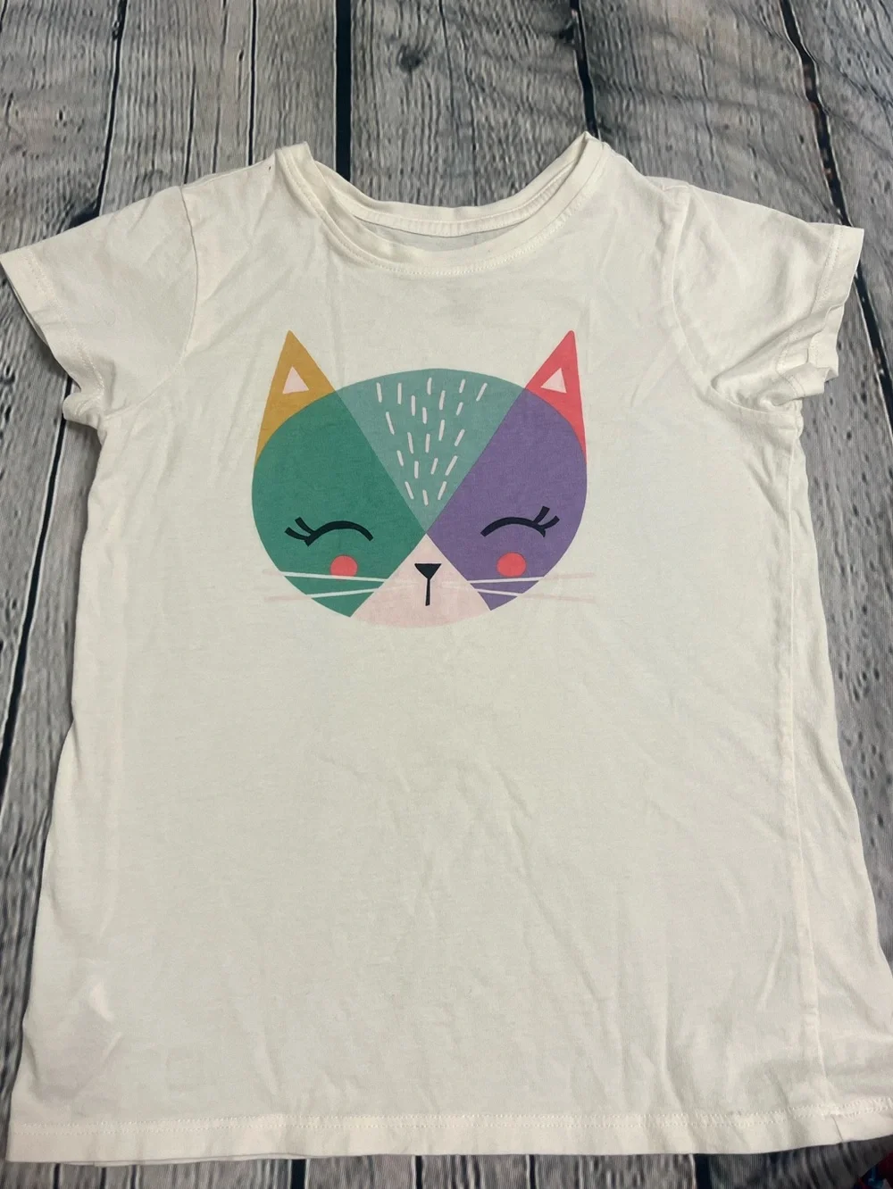 Tea Collection cat tee size 8